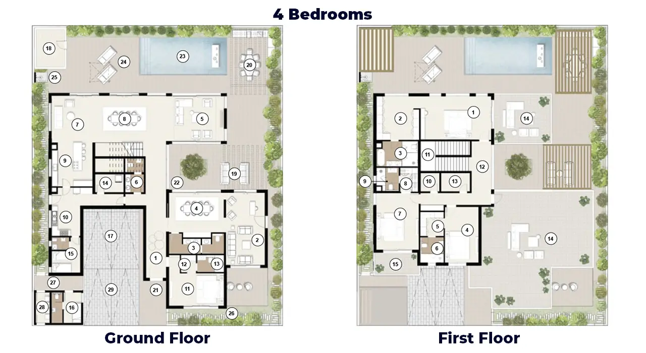 4 BR - Type A